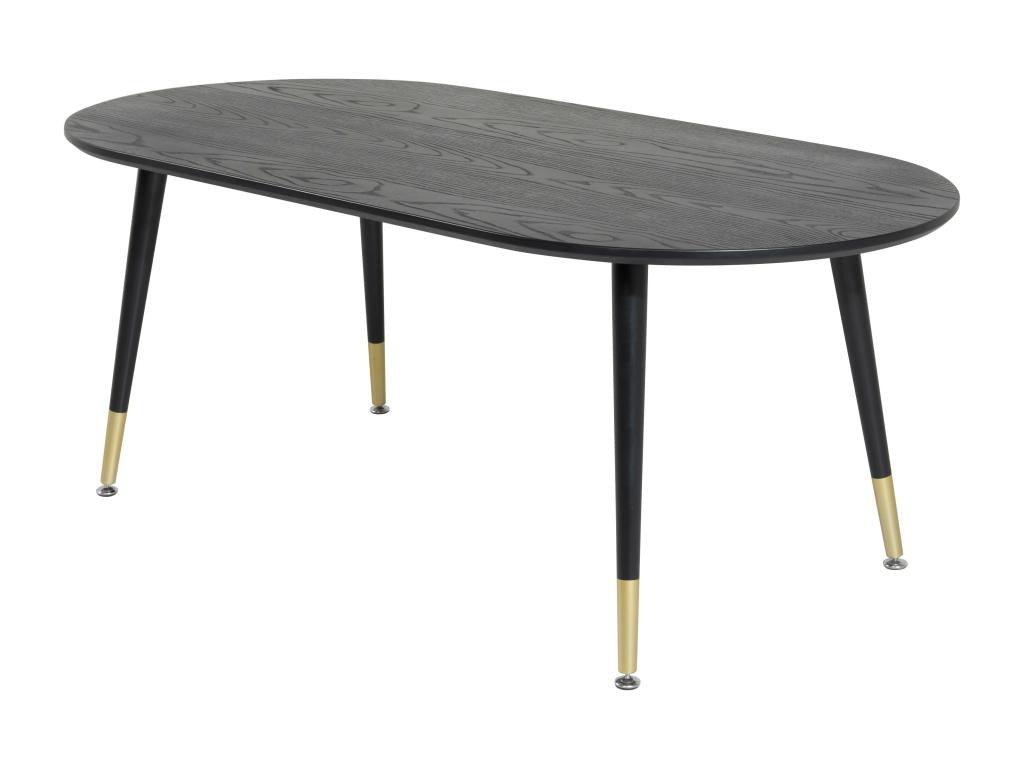 Tavolino da caffè nero, 60 x 120 x 47 cm