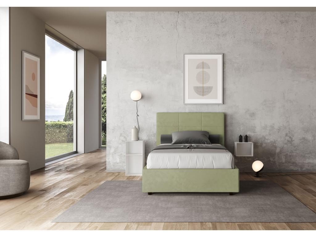 Letto verde, 120 x 210 cm