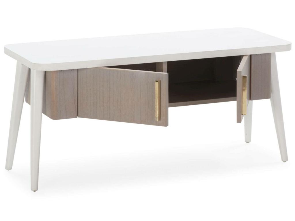 Mobile TV bianco, 110 x 45 x 50 cm