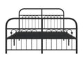 Struttura letto in metallo nero, 140 x 190 cm