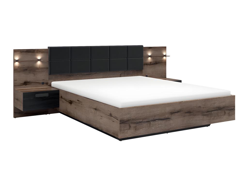 Letto nero, 160 x 200 cm