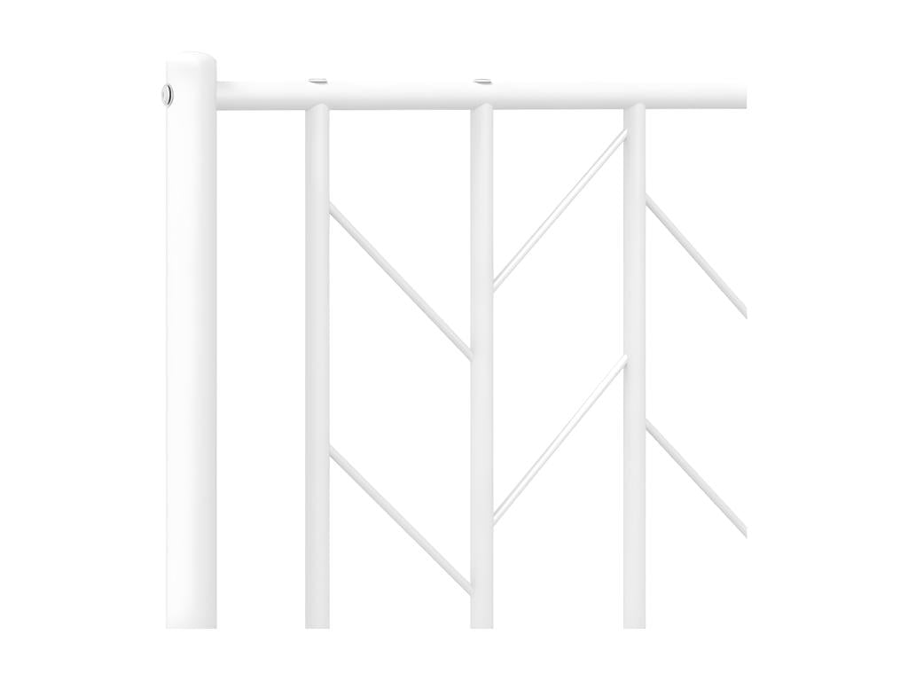 Letto in metallo bianco