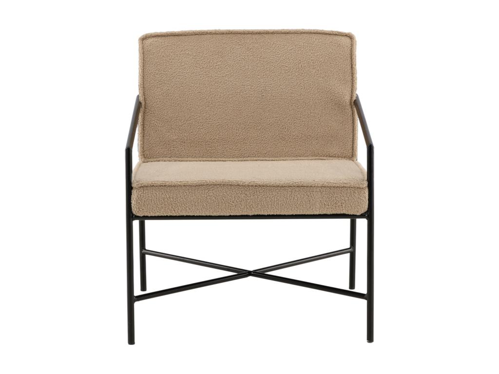 Poltrona beige, 66 x 65 x 78 cm