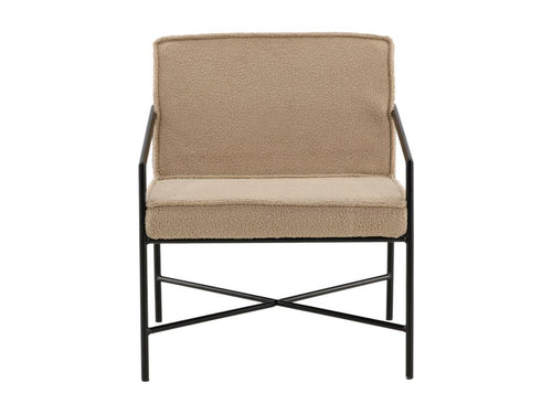 Poltrona beige, 66 x 65 x 78 cm