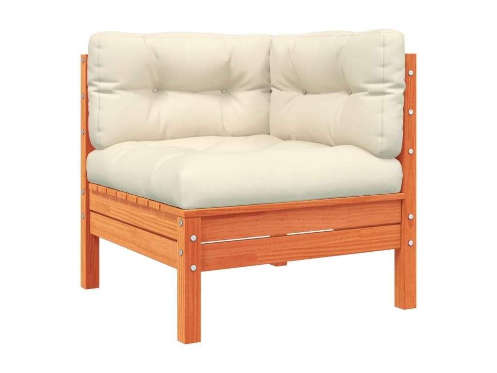 Set di mobili da esterno in legno di pino marrone - dlz1766572642391