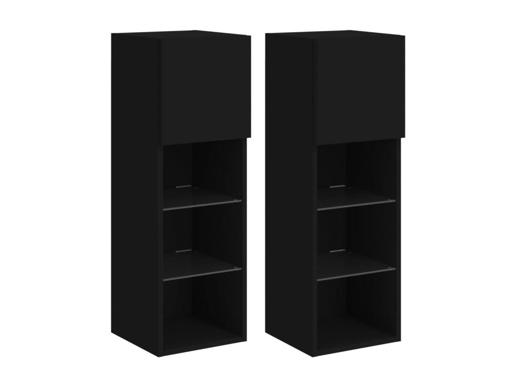 Mobili per la casa neri, 30,5 x 30 x 90 cm