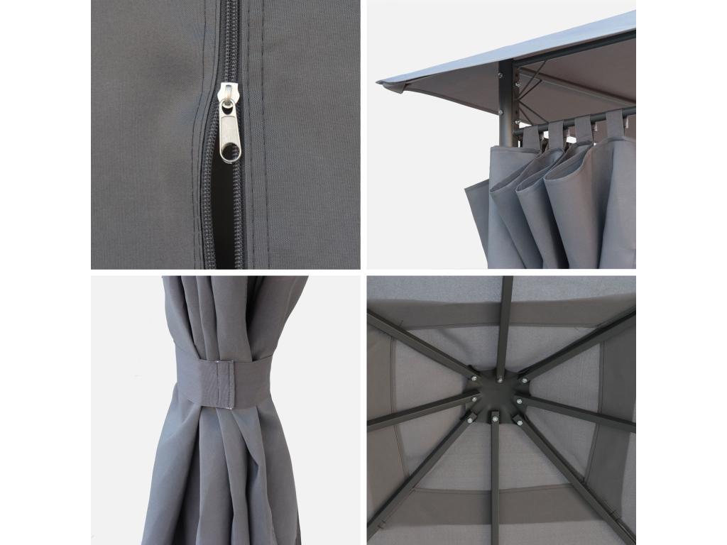 Mobili per la casa grigi, 3 x 3 cm