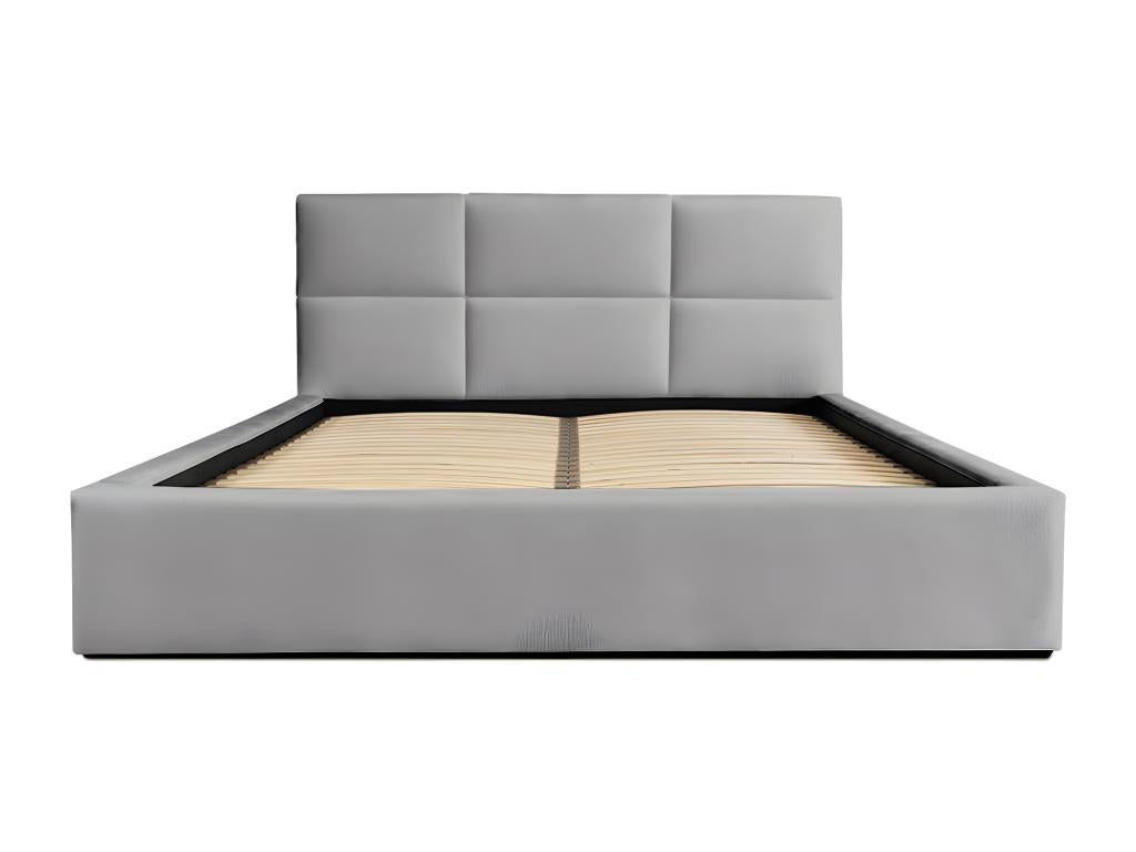 Letto grigio, 160 x 200 cm