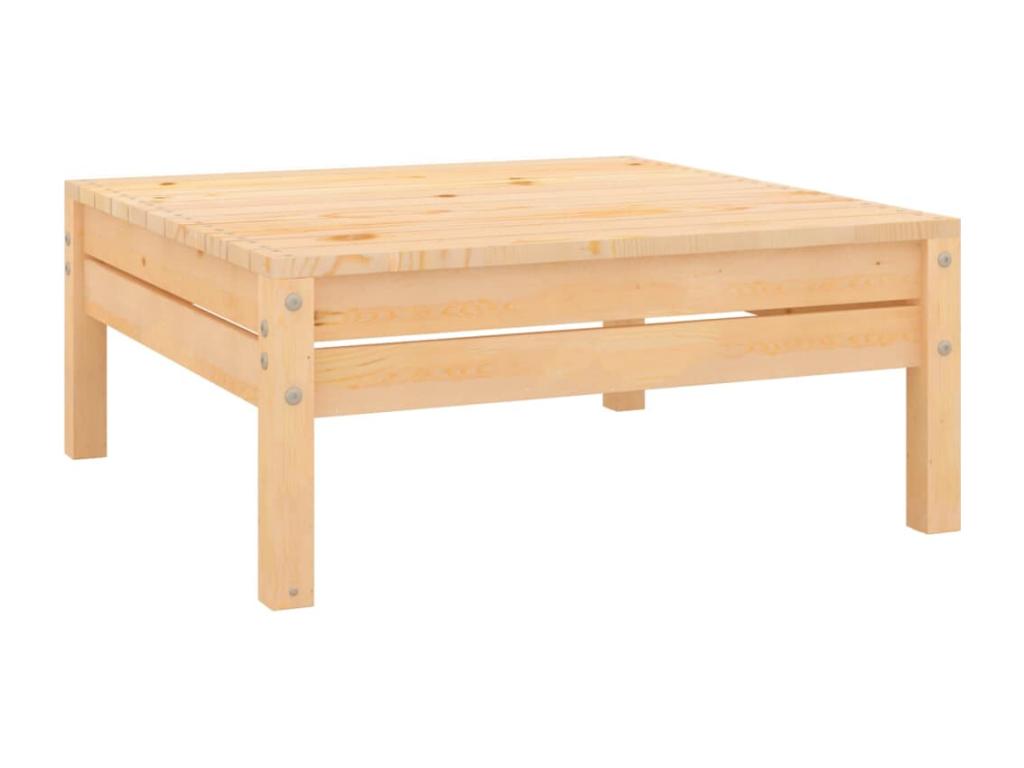 Set di mobili da esterno in legno di pino marrone - dlz1766572782391