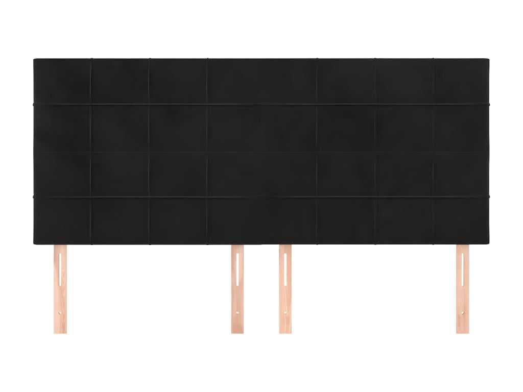 Letto nero, 100 x 5 x 78 cm