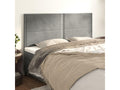Letto in velluto grigio, 100 x 5 x 78 cm - dlz1766572685823