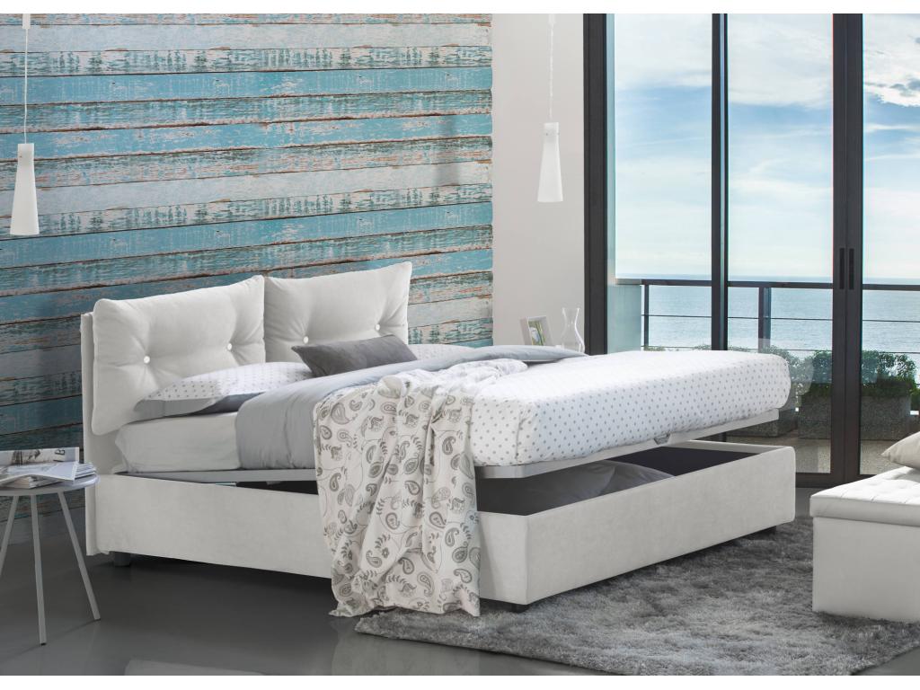 Materasso in tessuto bianco, 80 x 190 cm