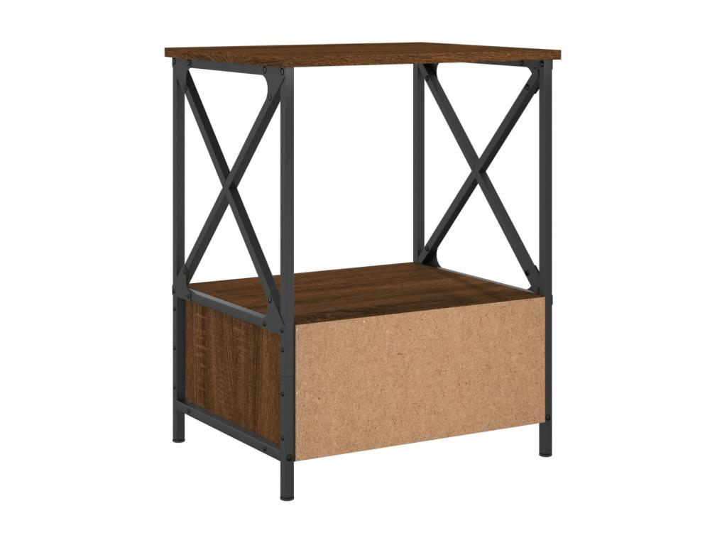 Mobili per la casa in legno di quercia marrone, 50 x 41 x 65 cm