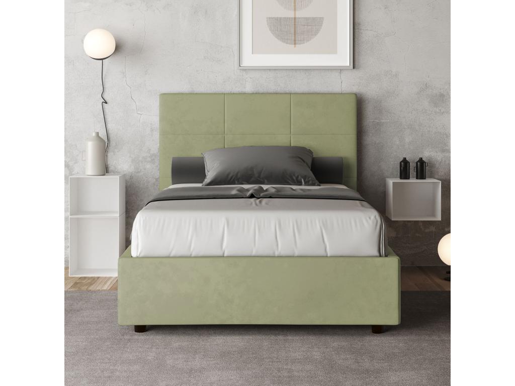 Letto verde, 120 x 210 cm