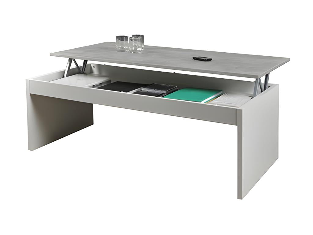 Tavolino da caffè naturale, 120 x 60 cm