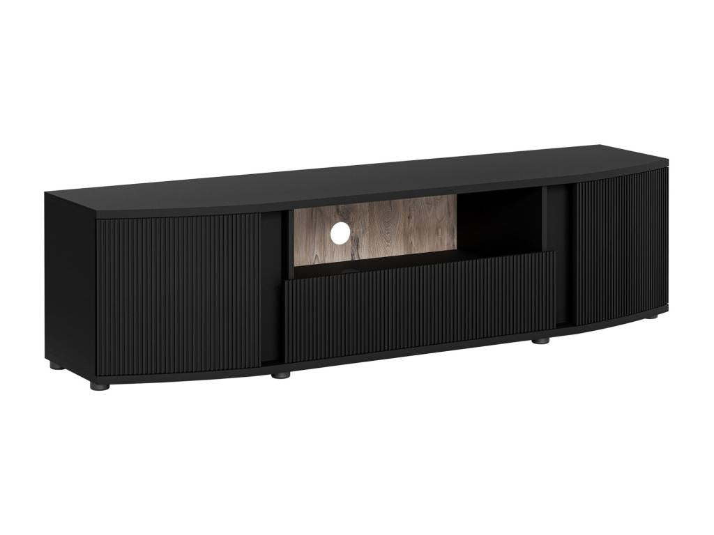 Mobile TV nero, 179 x 48 x 47 cm