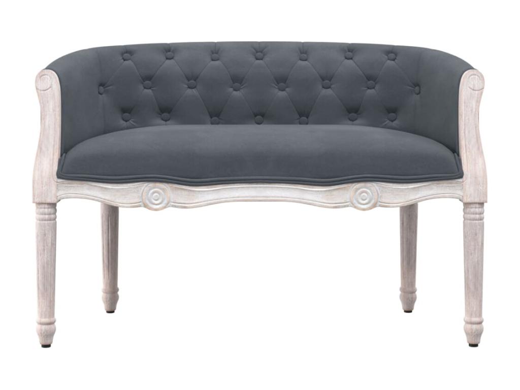 Panca grigia, 98 x 56 x 69 cm