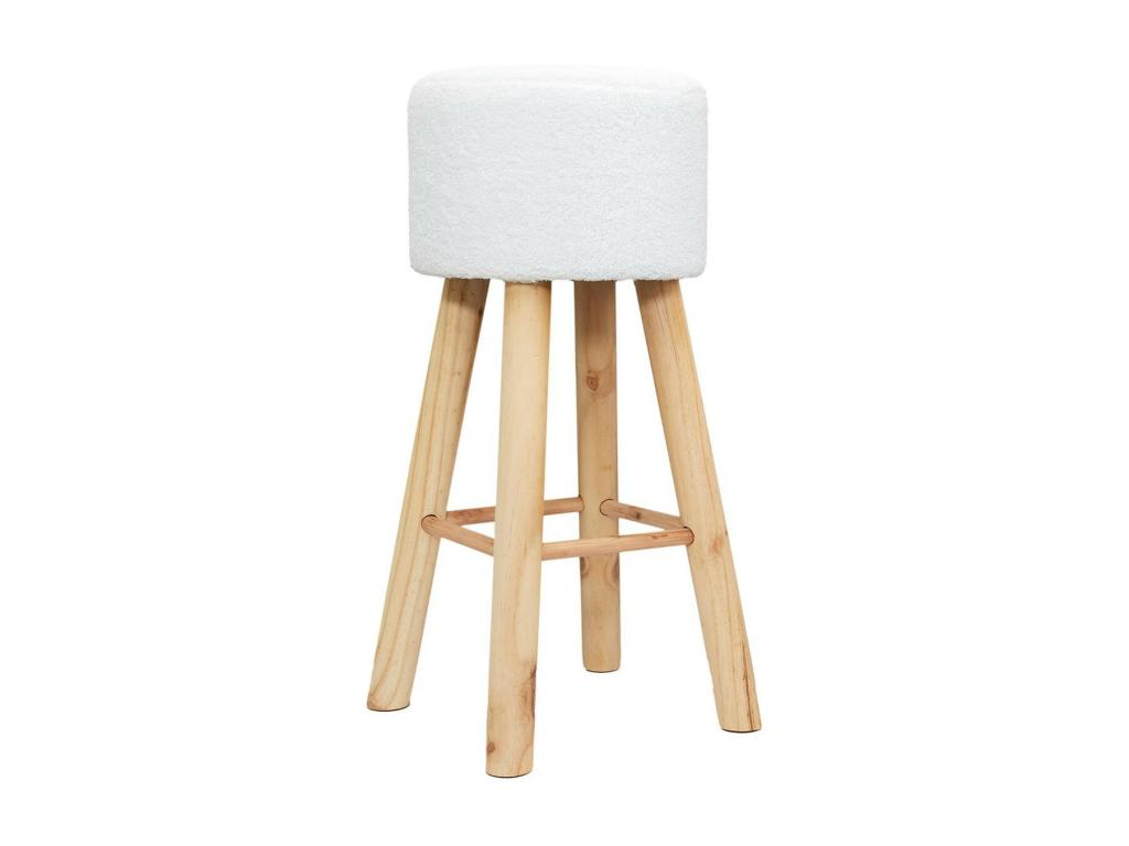 Mobili per la casa in tessuto bouclé naturale