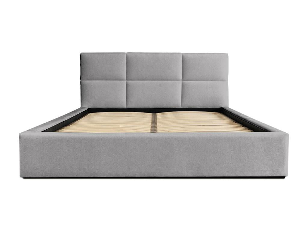 Letto grigio, 160 x 200 cm