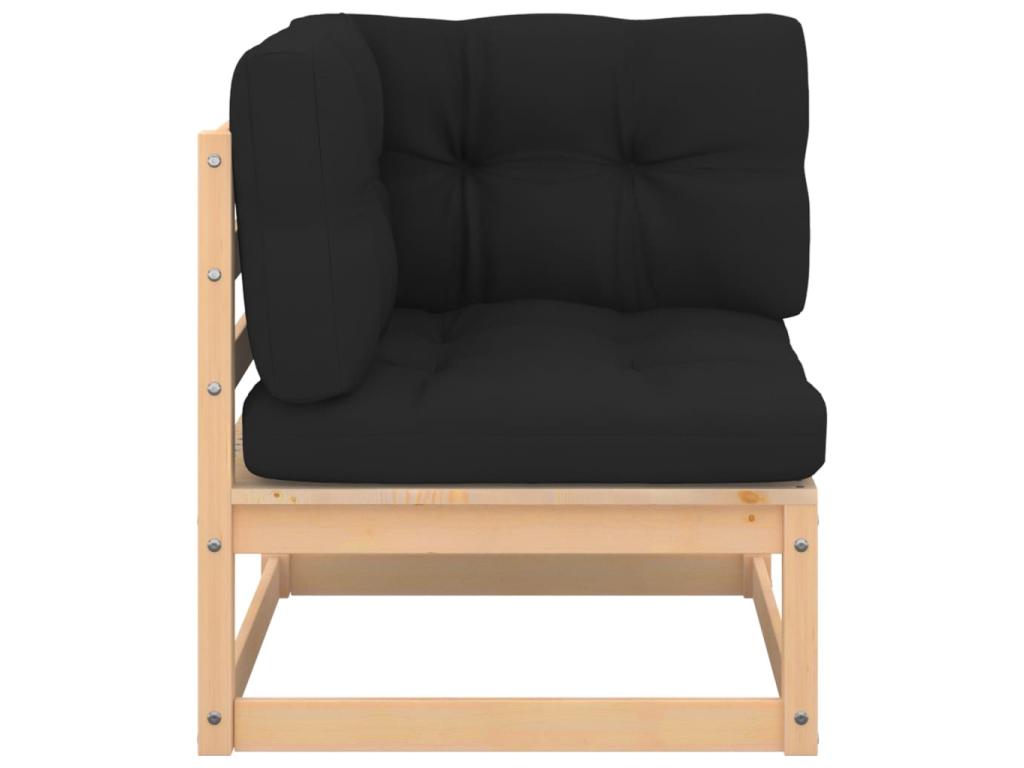 Set di mobili da esterno in legno di pino naturale - dlz1766572685524