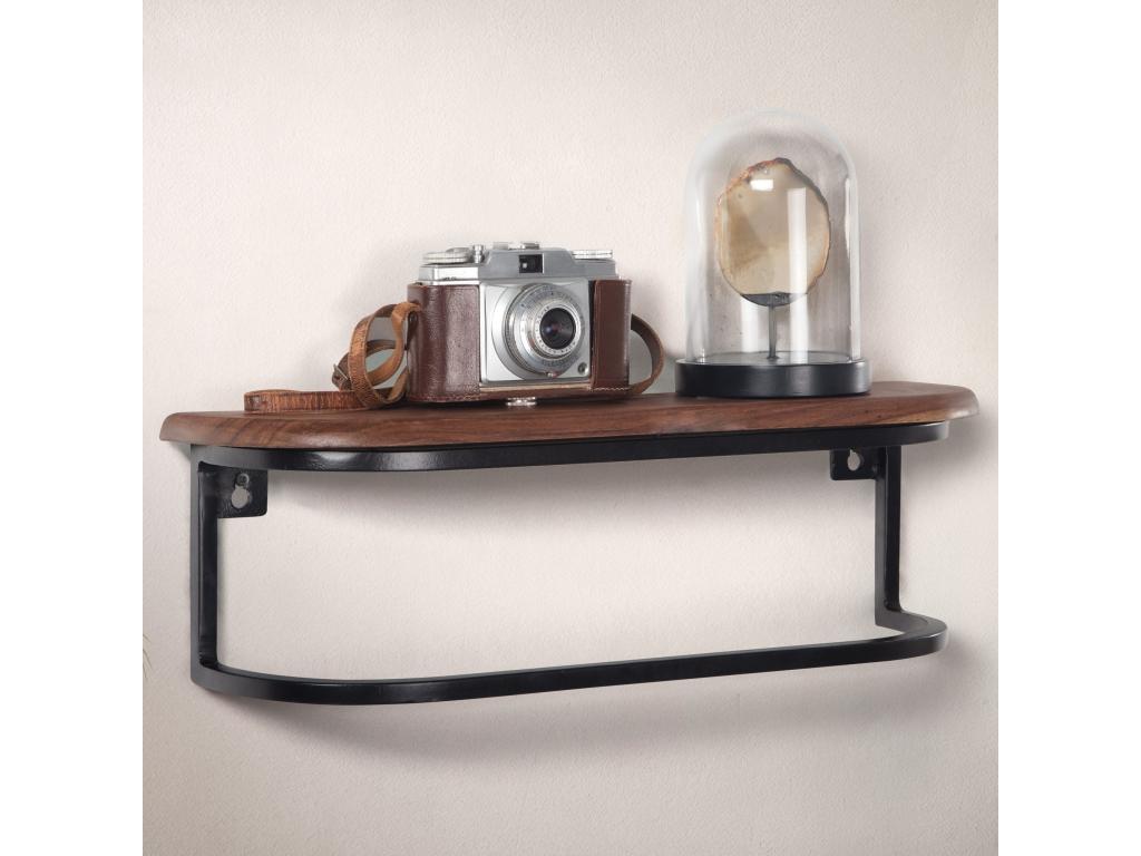 Mobili per la casa in metallo naturale, 50 x 15 x 13 cm