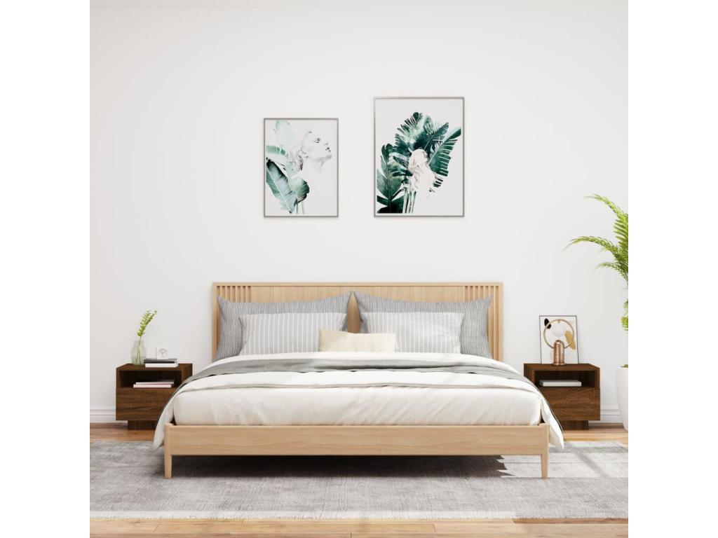 Armadio in legno di quercia marrone