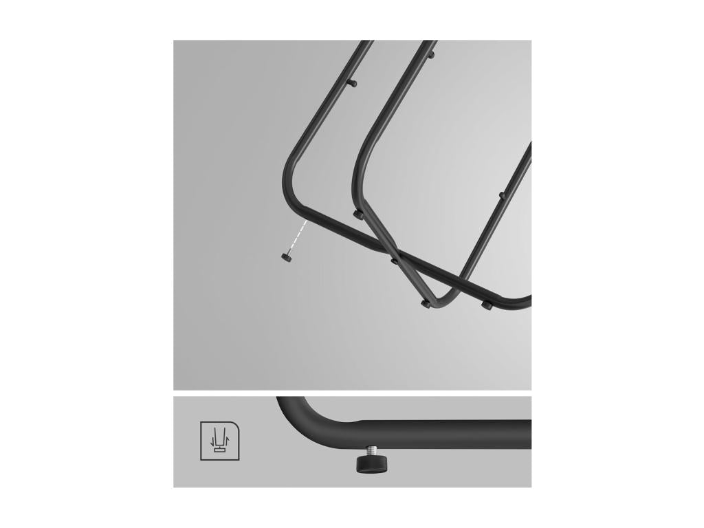 Tavolino da caffè in tessuto grigio