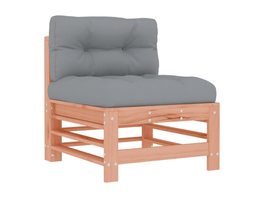 Set di mobili da esterno in legno massello naturale