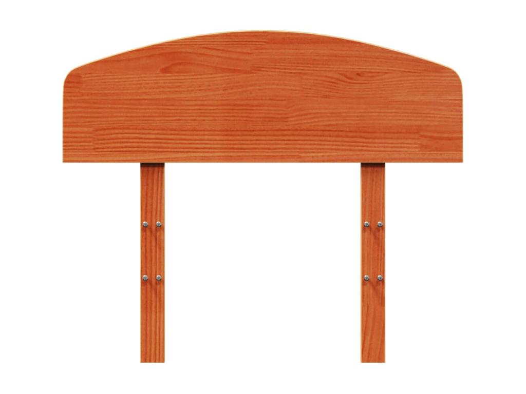 Letto in legno massello marrone