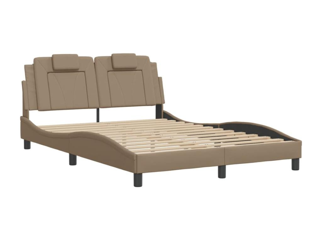 Materasso in similpelle marrone, 140 x 190 cm