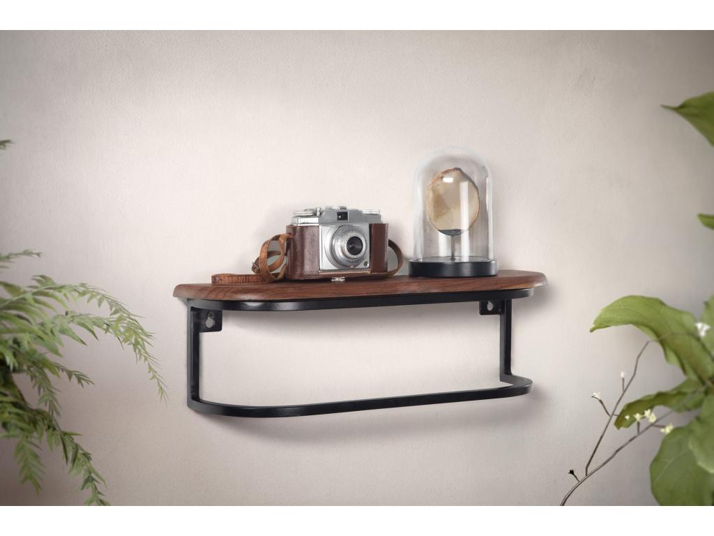 Mobili per la casa in metallo naturale, 50 x 15 x 13 cm