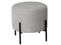 Pouf in tessuto grigio - dlz1766572671999