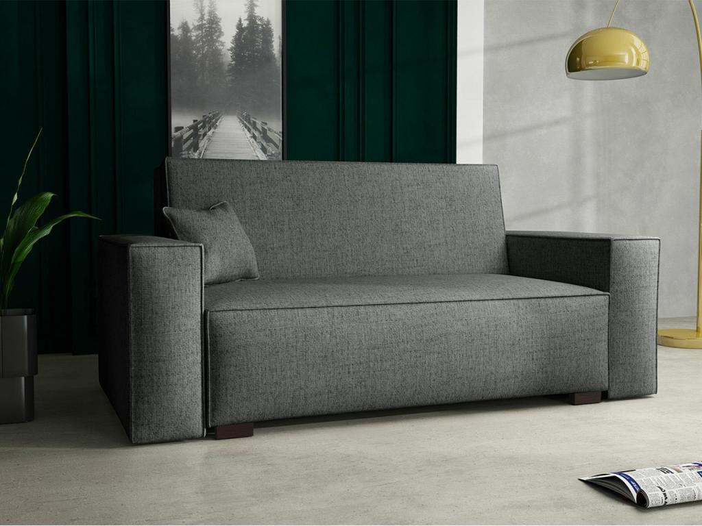 Divano letto grigio, 85 x 172 x 98 cm