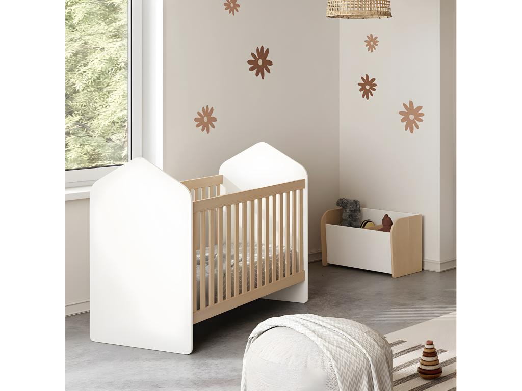 Letto bianco, 60 x 120 cm