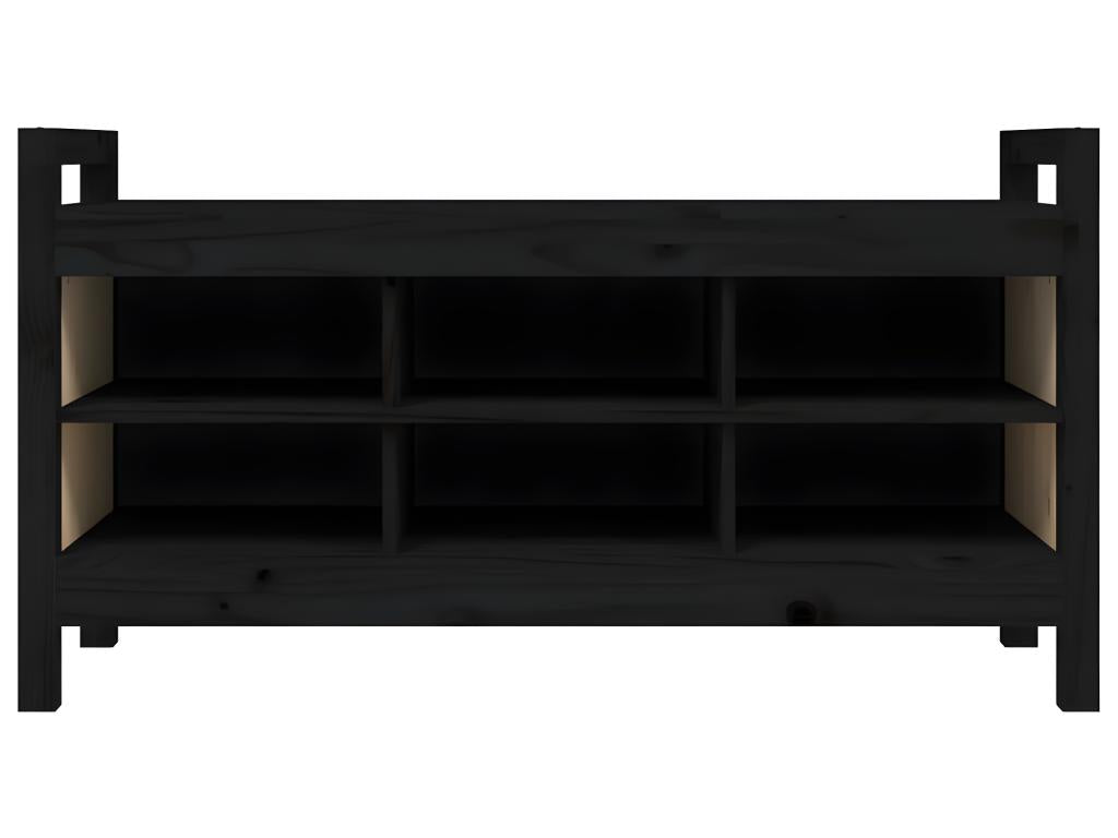 Panca in legno di pino nero, 110 x 40 x 60 cm