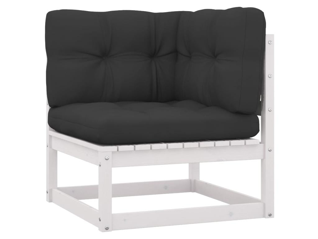 Set di mobili da esterno in legno di pino bianco - dlz1766572268340