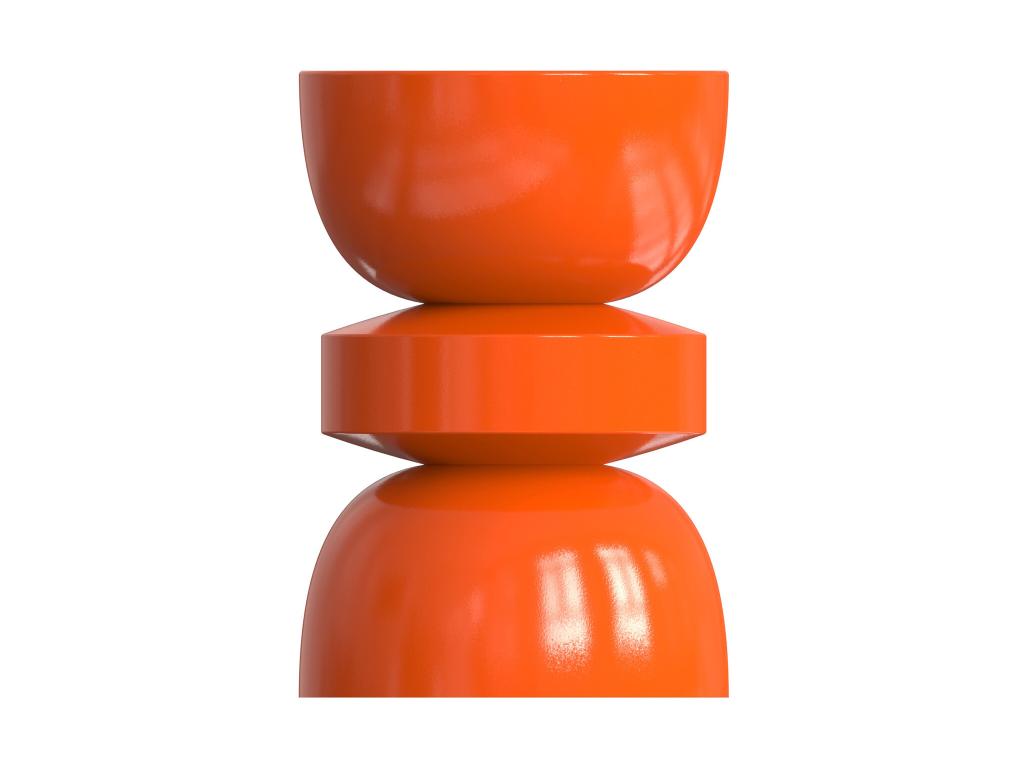 Tavolino laterale in metallo