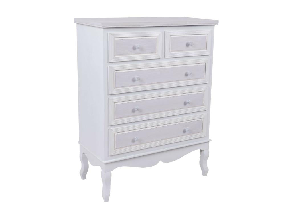 Cassettiera bianca, 80 x 40 x 105 cm