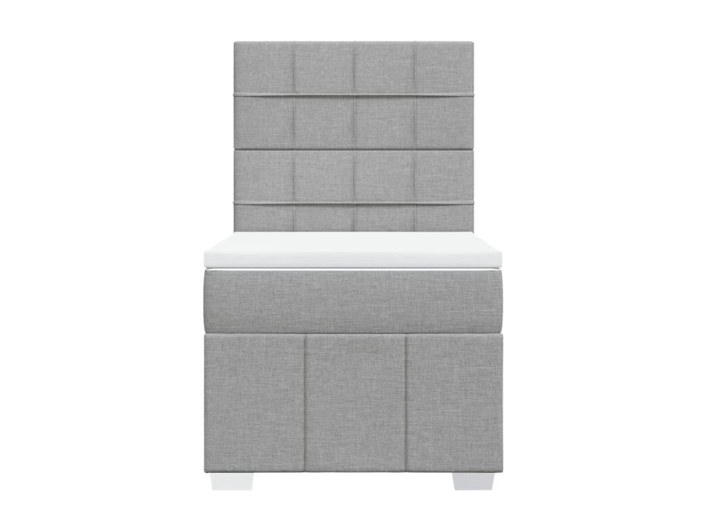 Materasso in tessuto grigio, 100 x 200 cm - dlz1766572610420