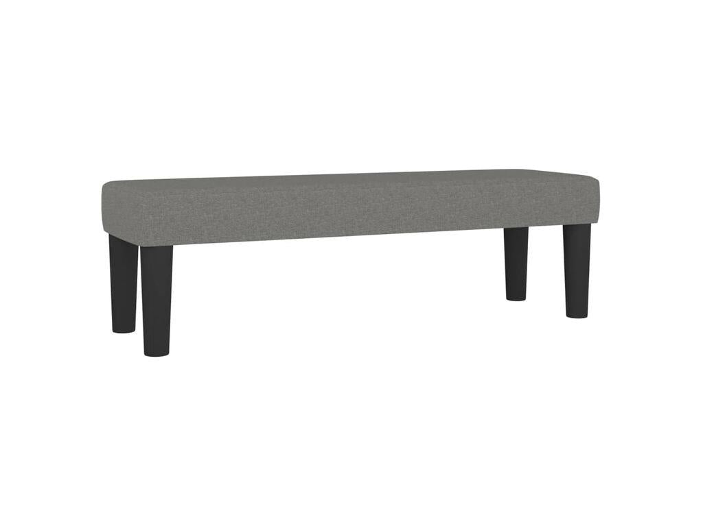 Materasso in tessuto grigio, 180 x 200 cm