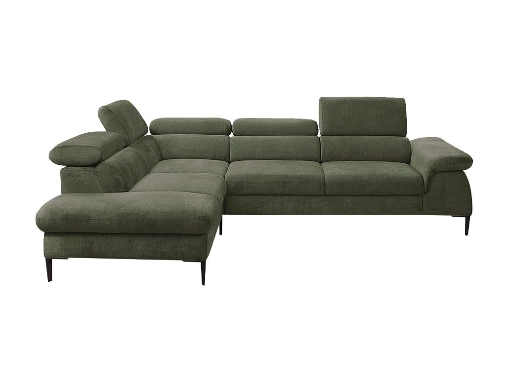 Divano letto in velluto verde