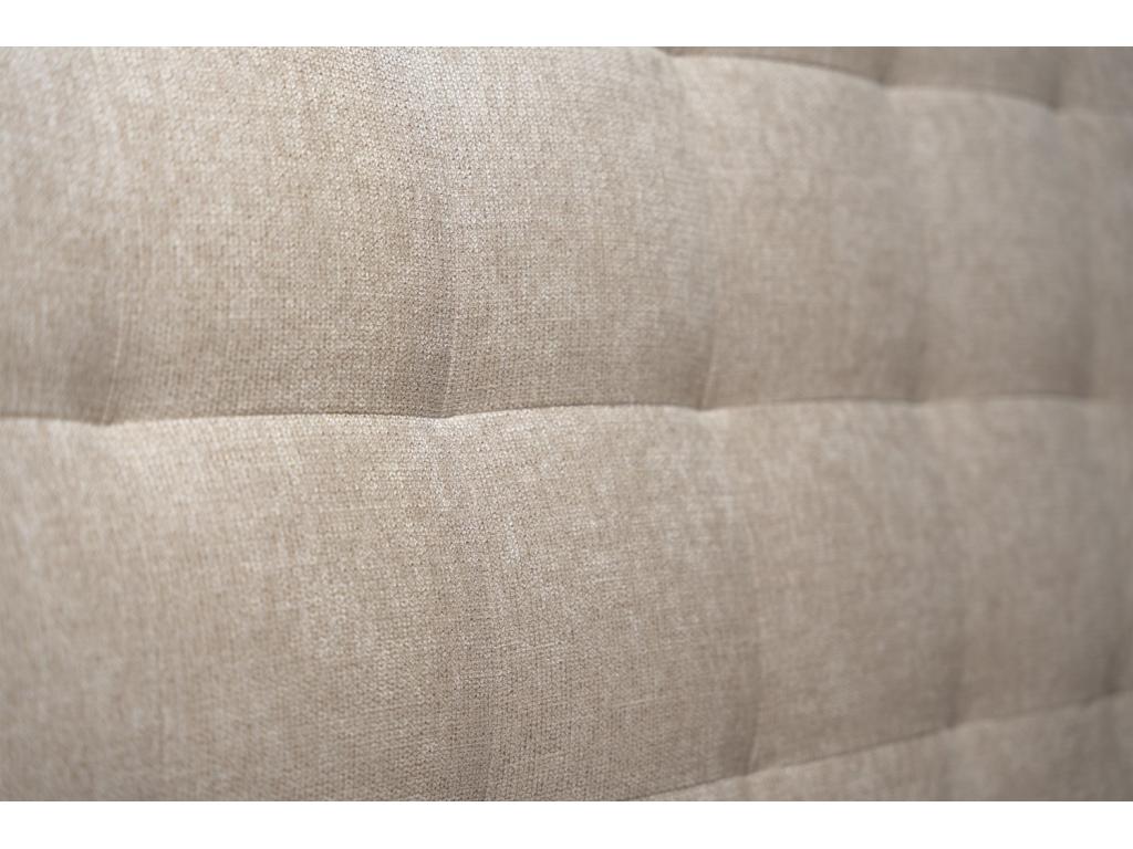 Letto in tessuto beige