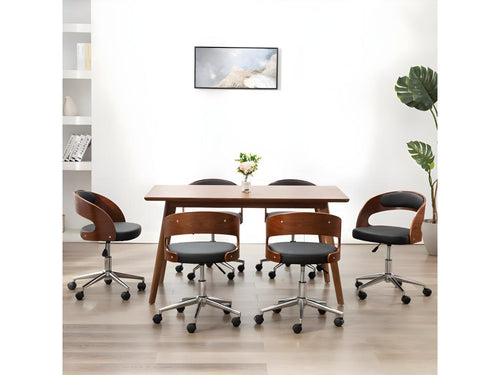 Mobili per la casa in similpelle nera