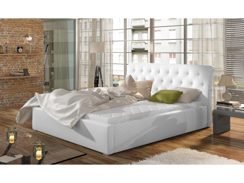 Letto in pelle, 140 x 200 cm