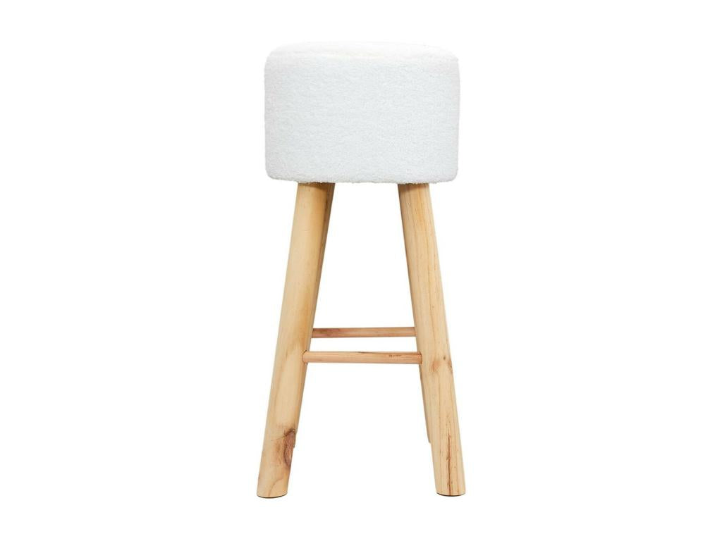 Mobili per la casa in tessuto bouclé naturale