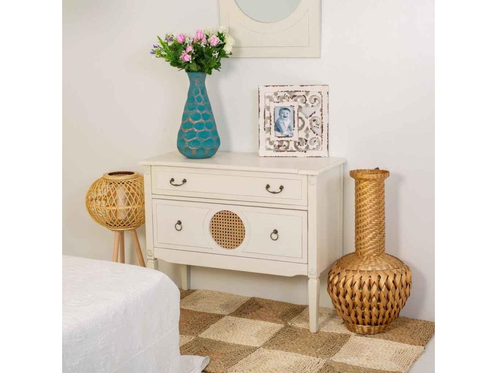 Cassettiera blu, 88 x 38 x 72 cm