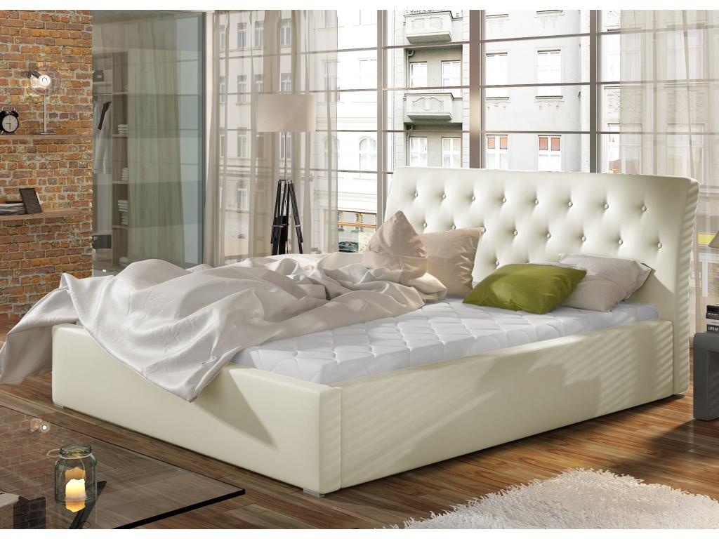 Letto in pelle, 140 x 200 cm