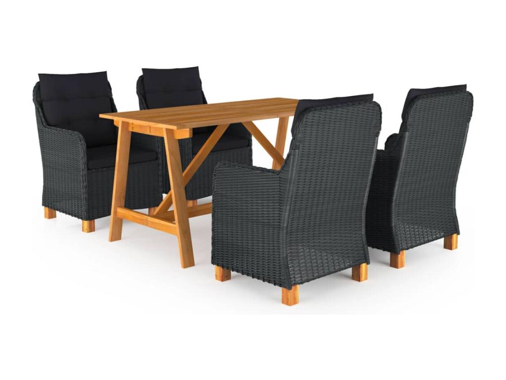 Mobili per la casa neri, 62 x 65 x 92 cm