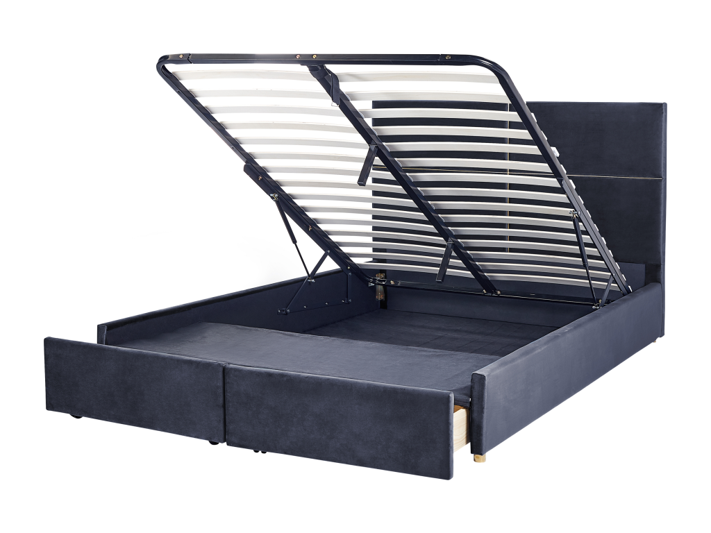 Letto nero, 180 x 200 cm