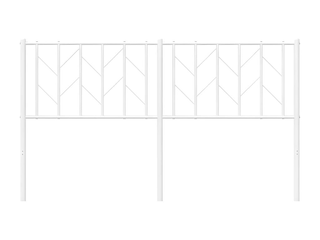 Letto in metallo bianco